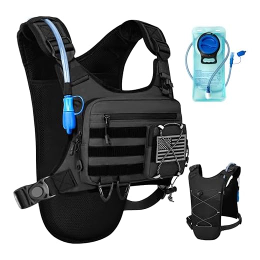 Lightweight Hydration Vest with Water Bladder