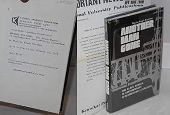 Hardcover Another Man Gone: The Black Runner in Contemporary Afro-American Literature (Kennikat Press National University Publications : Literary Criticism series) Book
