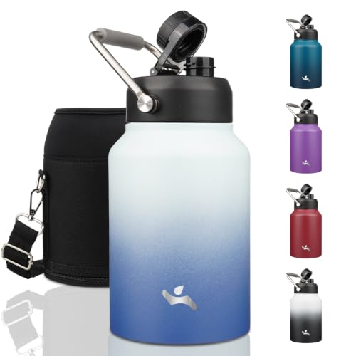 Image of Konokyo 64 oz Insulated Stainless Steel Water Bottle Jug with Handle