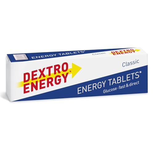 Dextro Energy Tabletas clásicas, 47 g, paquete de 24, tabletas energéticas, para una rápida...