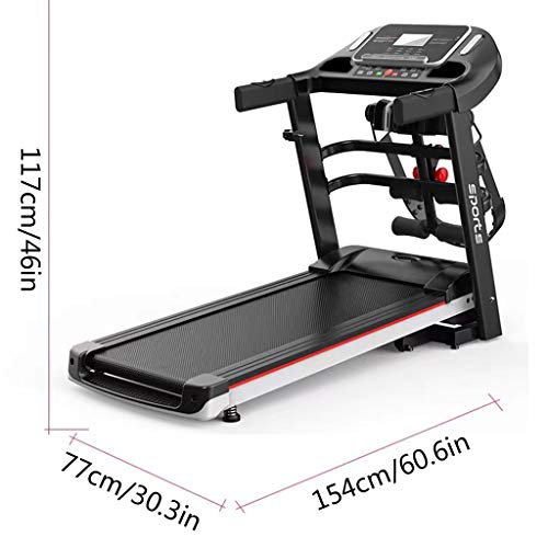 Treadmill Multifunctional 2.0Hp Hydraulic Folding Ultra Silent With Lcd Display Running Machine For Home Gym 220 Max Capacity #TOP6