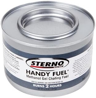 Sterno Handy Fuel Methanol Gel Chafing Fuel, 189.9g, Two-Hour Burn, 72/Carton (STE20102)