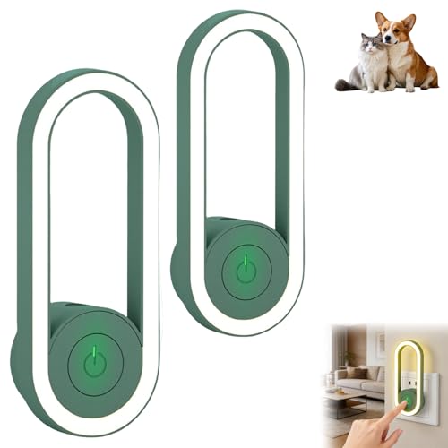 Pawshield Ultrasonic Plug-in Device with Soft Indicator Light, Home Environment Support Device for Dogs & Cats, Quiet Operation, Easy Plug-and-Play (2-Pack)