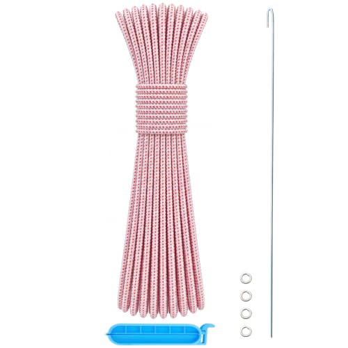 Tent Pole Shock Cord 1/8 inch 60ft, Replacement Shock Cord for Tent Rod