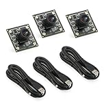 3PCS Ov9732 Camera Module for Autodarts Dart 100 degrees Distortion-Free Lens 1280x720 30fps Face Recognition Image USB Cable 2M for WinXP/7/8/10/Linux