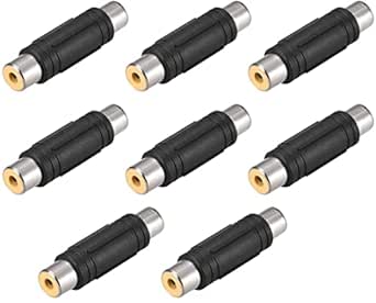 RCA Male à Femelle 90degré Connecteur Stéréo Audio Vidéo Adaptateur