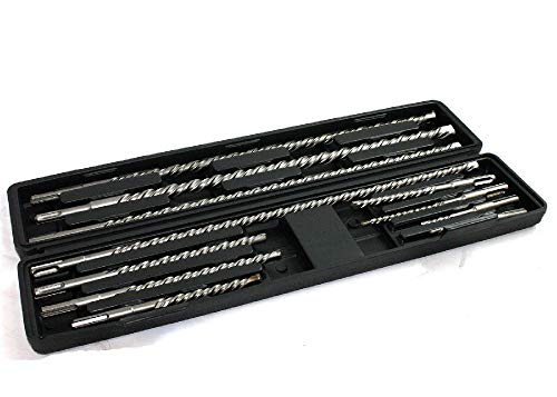 Set de 11 brocas SDS PLUS de concreto 18 pulgadas