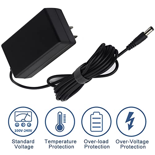 5V 2A Ac Adapter Charger, Replacement 8 Tips Versatile Regulated Power Adapter For Mp3/Mp4, Tablet, Camera, Bt Speaker, Toys And More 5V Electronics. (6.6Ft) #TOP2
