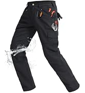Rapoo Ripstop Water Resistant Cargo Tactical Pants for Men EDC Hiking Work Military Army Pants wi...