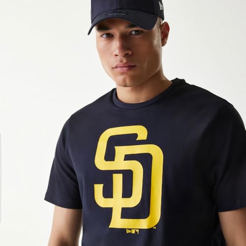 Camiseta New Era MLB azul marino con corte regular y tejido resistente 3