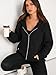 EFAN Women Zip Up Hoodies Oversized Sweatshirt Jacket 2025 Fall Fleece Cute Pullover Hooded Tops Teen Girls Casual Loose Fit Y2k Trendy Fashion Gym Clothes Outfits Black L