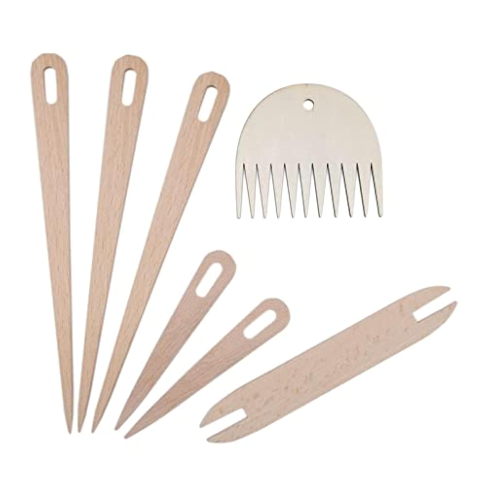 Wooden Weaving Loom Sticks 7Pcs for Tapestry