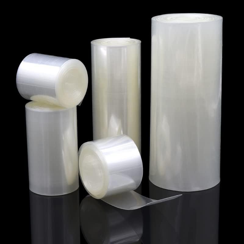 Guaina termorestringente in PVC trasparente, 3 metri, larghezza da 200 mm a 500 mm, guaina resistente per protezione e isolamento