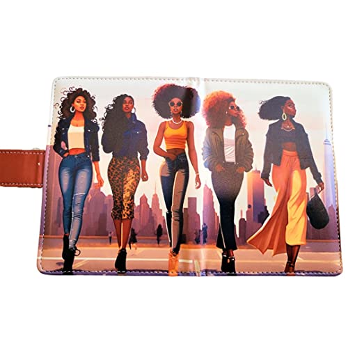 Reflections By Zana African American Woman Custom Passport Cover Wallet With Magnetic Closure Travel Girl Trip Gift #TOP2