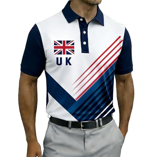 Polo de golf homme à manches longues pour loisirs et sport