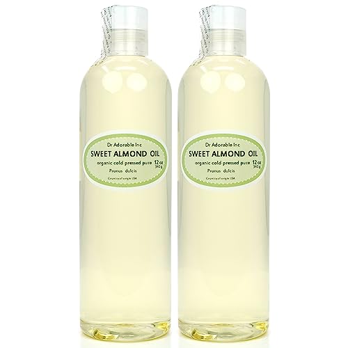 Dr Adorable - 24 oz - Sweet Almond Oil - 100% Pure Natural Organic Cold Pressed 24 oz (2 of 12 oz)