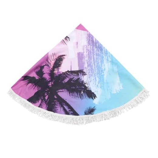 MAGICLULU 1 Peça Toalha De Praia Toalha De Banho Redonda Mandala Tapeçaria Cobertores De Praia Toalhas De Praia Círculo Toalhas De Piscina Tapeçaria Redonda Toalha De Praia Círculo Cobertor