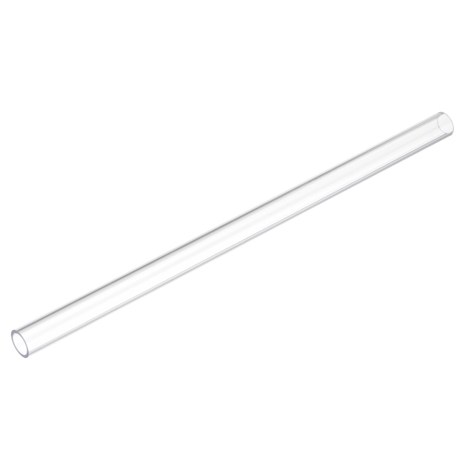 uxcell Clear Rigid Tubing 12mm(1/2") ID x 16mm(5/8") OD x 1Ft(305mm) Length Round Plastic Polycarbonate Tube
