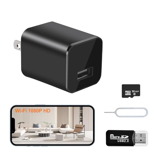 fijawee Home Security Camera 1080P Indoor with Hidden Spy Detector, WiFi Smart Security Camera with Motion Detection HD 1080P