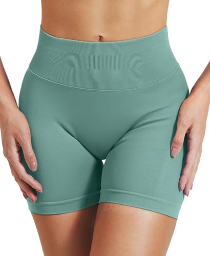Image of VOYJOY Women Workout Impact Shorts 2.5 inch / 3.6 inch / 4.5 inch / 6 inch Scrunch Butt Booty | Tummy Control, High Waisted, Bike Short, Gentle Compression, for Women
