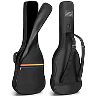 Dust Cover: We offer a electric guitar cover (no padding) made of durable splash proof polyester fabric to keep your guitar clean and safety from the sun and dust. Suitable for those who need to store their guitars in home. Large Front Pocket: For st...