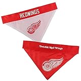 NHL Detroit Red Wings Bandana for Dogs & Cats, Large/X-Large. - Cute & Stylish Bandana! The Perfect Hockey Fan Scarf Bandana, Great for Birthdays Or Any Party!