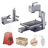 Longer Nano Pro 12W Laser Engraver, Portable High-Speed Engraving Machine with Rotary & Slide Extensions, 5000mm/s for Wood, Metal, Acrylic, Leather, Cloth & Ceramics – DIY Engraving Tool