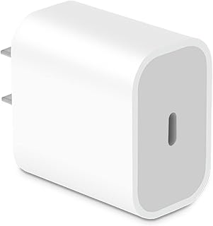 USB C Fast Charger for iPhone 13, 20W USB-C Power Adapter Wall Fast Charging Block for iPhone 12 Pro/12 Mini/12 Pro Max/MagSafe/11/XS/XR/X/8/Plus, iPad Pro/Air/Mini, Galaxy S23/S22/S21, Pixel 4