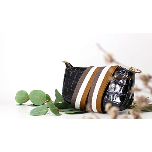 Image of TANOSII Wide Purse Strap Adjustable Replacement Shoulder Crossbody Strap Handbag Strap