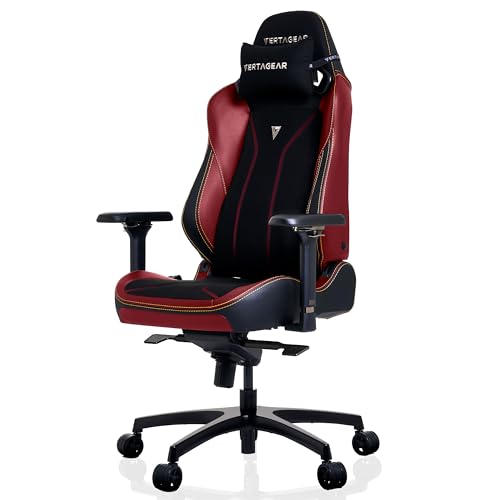 VERTAGEAR SL5800 Gaming Chair Burgundy with RGB LED Upgrade