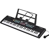 La tastiera elettronica è dotata di altoparlanti integrati, cuffie, programmatore di ritmi e funzioni di lettore musicale per aiutarti a trovare il suono perfetto e riprodurre brani classici. La tastiera elettronica è dotata di altoparlanti che producono un suono stereo surround, bassi profondi e un suono caldo per rendere la tua musica ancora migliore. La tastiera del pianoforte è un'ottima scelta per chiunque inizi il proprio percorso musicale.
