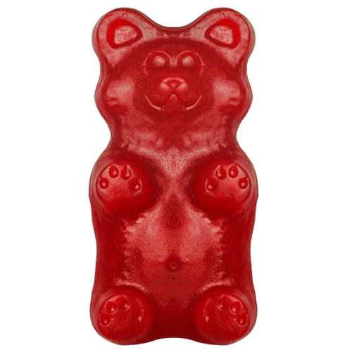 Largest Gummy Bear in the World Giant Gummy Bear - 2 Pounds (Cherry)