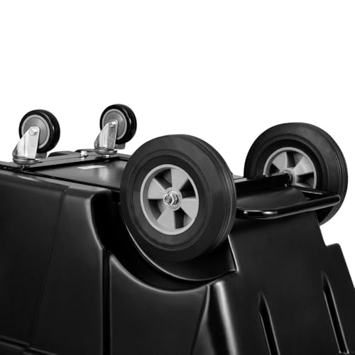 Carretilla plástica para construcción 850 lb capacidad miniatura 6