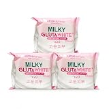 KEISHA White Skin Naturals Milky GlutaWhite Premium Soap 70g x 3 Bars