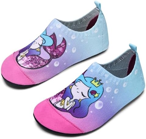 IceUnicorn Hausschuhe Kinder Jungen Mädchen Slippers Pantoffeln | Atmungsaktive Leicht Rutschfest Turnschläppchen Hüttenschuhefür Kindergarten Kita