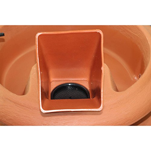 FCMP Outdoor US4000-TC Urn Style (Terra Cotta) Rain Barrel - Thumbnail 3