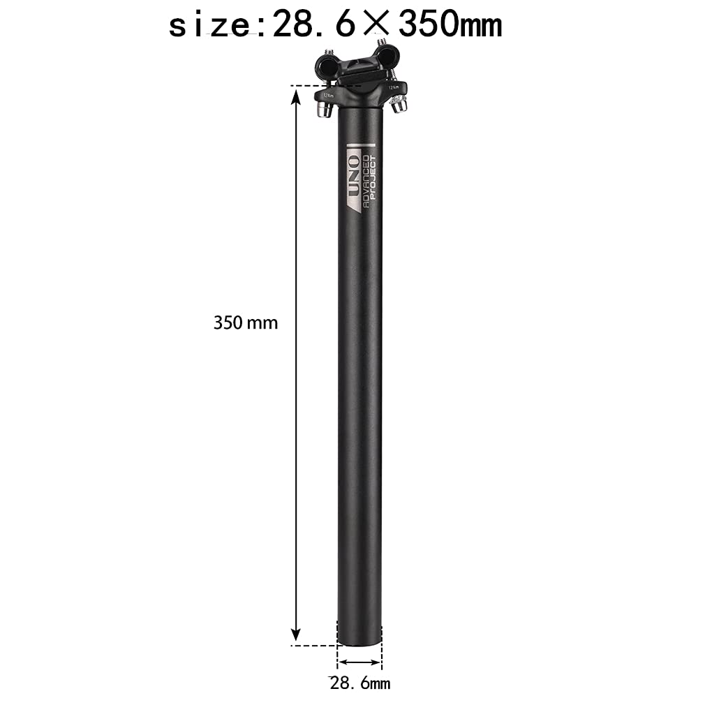 BESNIN Reggisella per Bicicletta, 25,4/28,6/30,9/31,6mm Canotto, Tubo Sella Bici in Lega di Alluminio da 350mm/400mm per Mountain bike, Bici da Corsa, BMX, City Bike