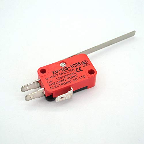 Micro-interrupteur 153-1C25 résistant aux vibrations pour circuits de puissance
