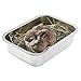 Stainless Steel Litter Box for Cat and Odor Control Non Stick Smooth Surface Easy to Clean Never Bend Rust Proof Litter Box Stainless Steel