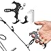 SHARROW Archery Bow Release Aids 3 FingersÂ 4 Fingers Bow Release AutomaticÂ Thumb Trigger CaliperÂ 360 Degree Rotate Clamp Compound Bow Accessories