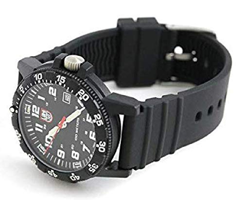 [ルミノックス]LUMINOX 腕時計 レザーバック シータートル 0300シリーズ オールブラック 301 メンズ [並行輸入品] 商品画像3