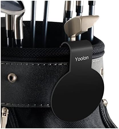 Golf Bag Metal Landing Pad, Metal Bag Clip for Easy Access of Golf Accessories&Gear Like Golf Rangefinder Magnetic Holder/Towel