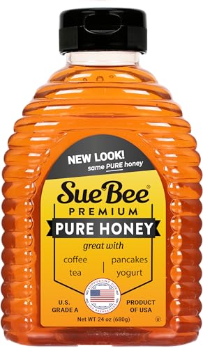 Sue Bee Pure Premium Honey, USA Beekeepers, 24 oz Packaging May Vary