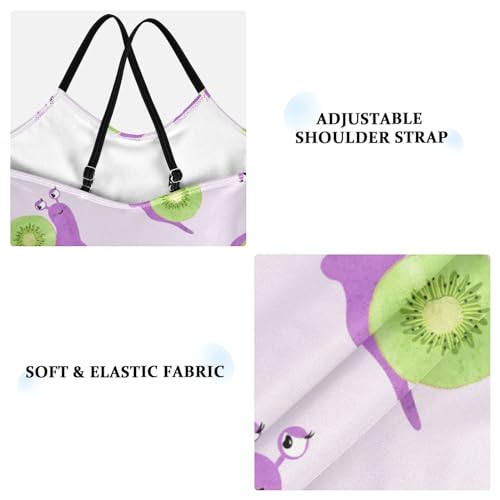 Cute Cartoon Snail Girls One Piece Swimsuits Watercolor Sport Halter Swimwear Beach Bathing Suit 7-8T3