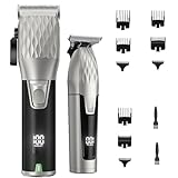 Cordless Hair Trimmers for Men Professional Hair Clippers Beard Trimmers with Led Dispaly Cordless Haircut Barber Set Grooming Kit for Family Baby Boyfriend Grandfather
