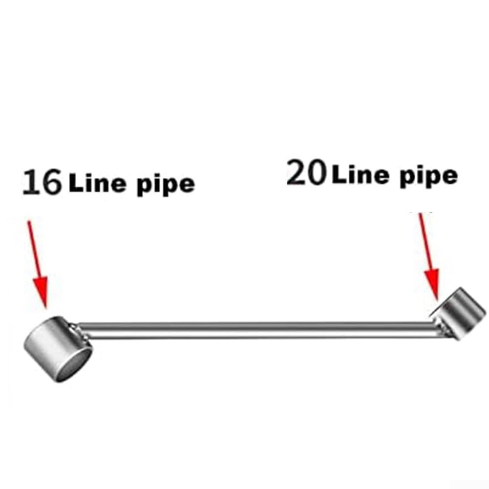 Esta dobladora de Tubos Manual con Resorte y Alambre es una Herramienta para Doblar Tubos de conductos de Agua de 16 mm a 32 mm, Equipo de fontanería metálica para Trabajos de construcción y