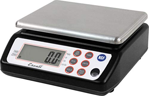 San Jamar Scdg33Bk Square Professional Digital Scale, Black With Stainless Steel Platform #TOP13
