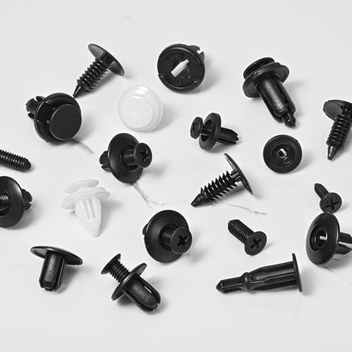 Bczhieulw Clips grapas coche - 6 tipos diferentes de clips del panel de la puerta y clips de plástico de moldura del parachoques universal, conjunto de 105 piezas - imagen 9