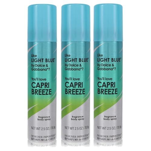Parfums De Coeur Capri Breeze Fragrance Deodorant Body Spray for Women, 2.5 Ounce (3)