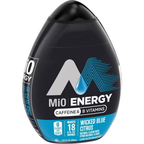 Mio Energy Liquid Water Enhancer, Wicked Blue Citrus, 1.62 Oz, 4-Pack #TOP1
